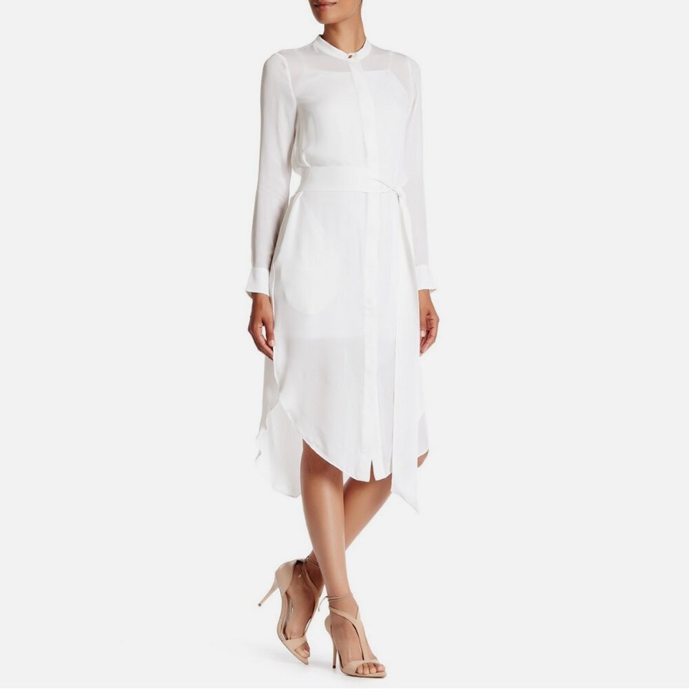 Thomas Wylde Blanc Silk Dress